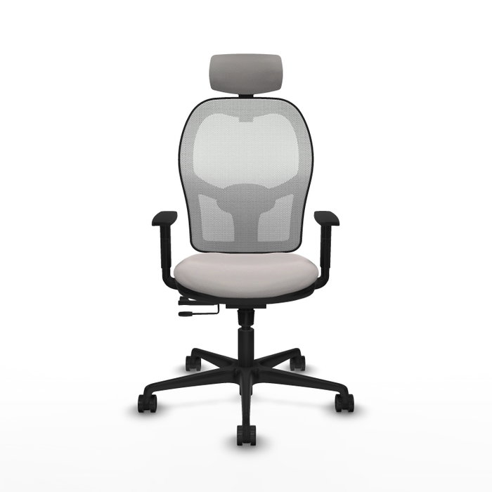 PIQUERAS Y CRESPO Silla de oficina Jorquera Blanco con Mecanismo Sincro/Traslack