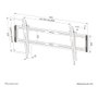 Newstar Neomounts WL35-550BL18 Soporte de pared inclinable para TV 43-86 pulgadas