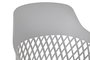 DKD Home Decor Silla Scandi Gris Claro 57 x 80.5 x 57 cm Pp Metal