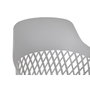 DKD Home Decor Silla PP Metal Gris Claro