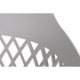 DKD Home Decor Silla PP Metal Gris Claro