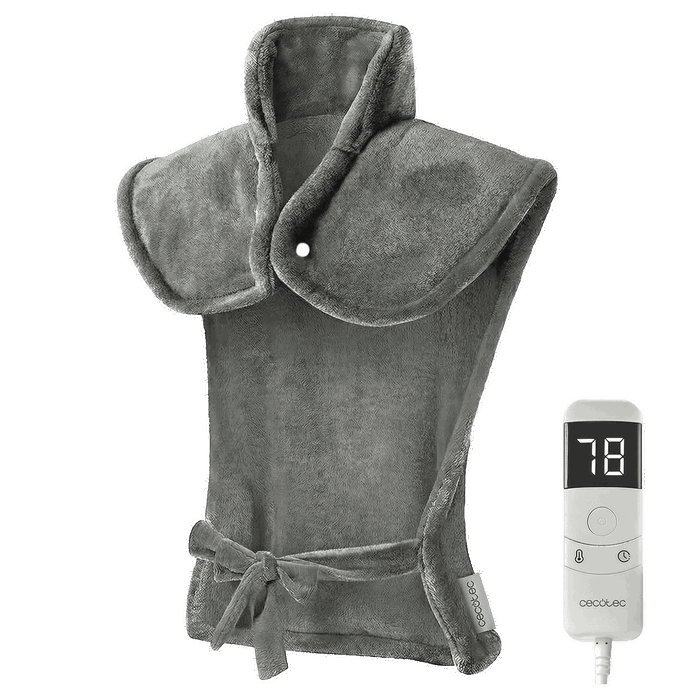 Cecotec HeatConfort ThermalBack Almohadilla Eléctrica para Espalda y Cuello Cecotec HeatConfort ThermalBack Almohadilla Eléctrica para Espalda y Cuello