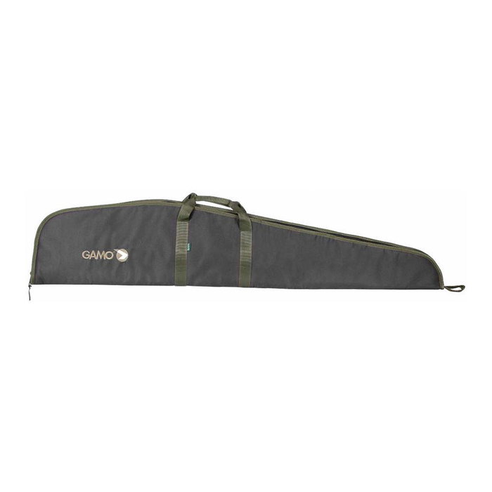 Gamo Funda Acolchada para Carabina con Visor, 130 cm, Cierre Cremallera, Asas y Correa Transporte, Color Negro y Verde Gamo Funda Acolchada para Carabina con Visor, 130 cm, Cierre Cremallera, Asas y Correa Transporte, Color Negro y Verde