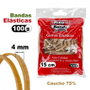FIXO Caja de bandas elásticas nº15 de 4 mm x 15 cm (100g)
