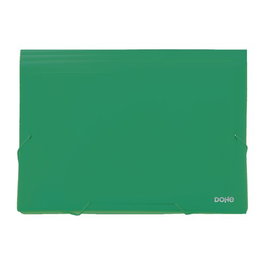 Clasificador Acordeon Dohe Pp Opaco A4 13 Dptos. Gomas Verde