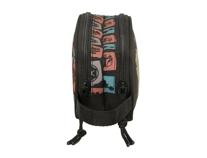 Safta Bolso Escolar Portatodo Doble Mandalorian & Grogu 80x210x60 mm