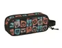 Safta Bolso Escolar Portatodo Doble Mandalorian & Grogu 80x210x60 mm
