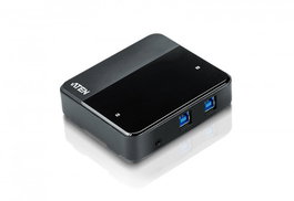 Aten US234-AT Switch de Periféricos USB 3.2 Gen1 de 2 x 4 Puertos Negro