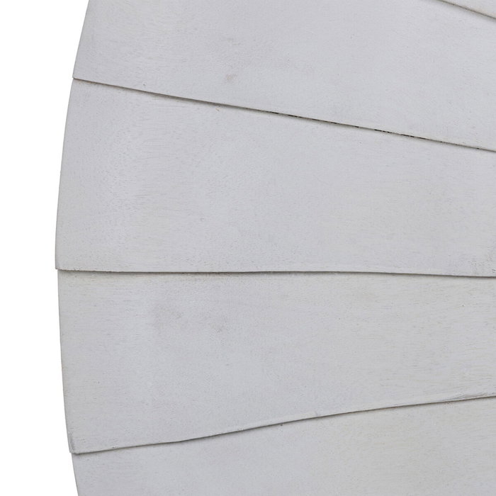 Ixia Espejo de Pared Blanco de Madera 102 x 6 x 102 cm