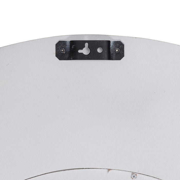 Espejo Pared Blanco Madera Decoración 102 X 6 X 102 cm Espejo Pared Blanco Madera Decoración 102 X 6 X 102 cm