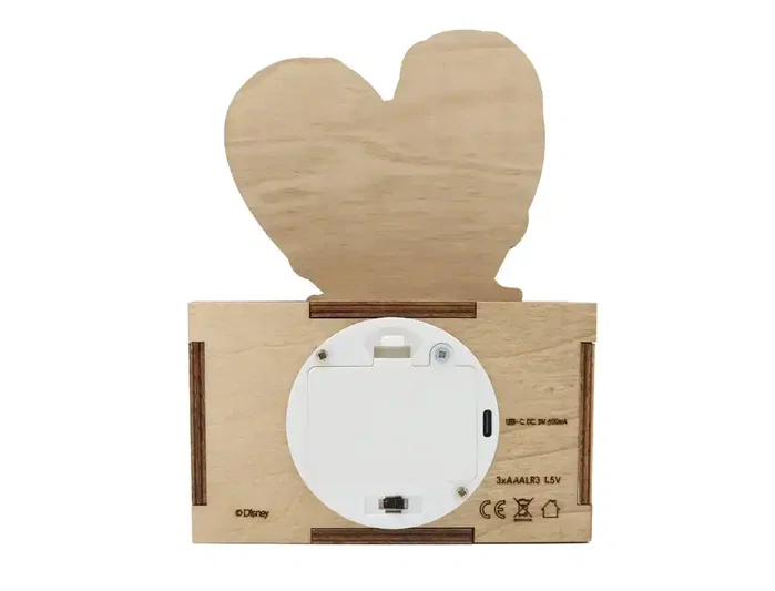 Wondee Lámpara personalizable madera ángel