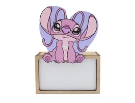 Wondee Lámpara personalizable madera ángel