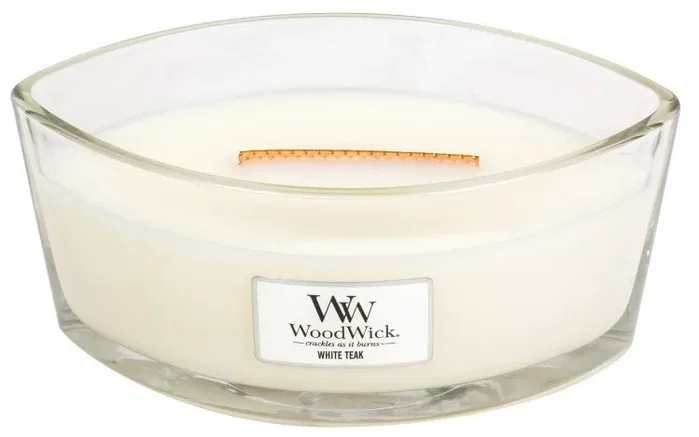 Woodwick Core Ellipse White Teak 553 g