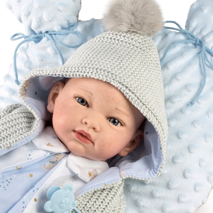 MUÑECAS GUCA Muñeco Reborn Alejandro sin pelo 42cm