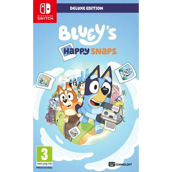 Bandai Namco Entertainment Bluey's Happy Snaps - Edición Deluxe del primer día Bandai Namco Entertainment Bluey's Happy Snaps - Edición Deluxe del primer día
