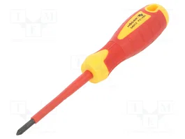 HÖGERT TECHNIK Destornillador aislado Pozidriv® PZ1 80 mm