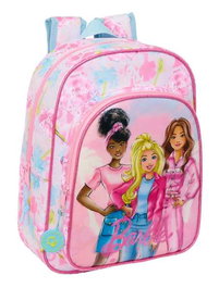 Mochila Escolar Barbie Painterly Rosa Azul cielo 26 x 34 x 11 cm