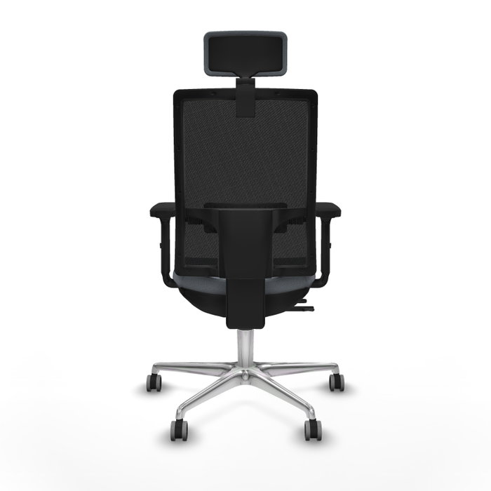 PIQUERAS Y CRESPO Silla de oficina Horna Gris/Negro con mecanismo Sincro/Traslack