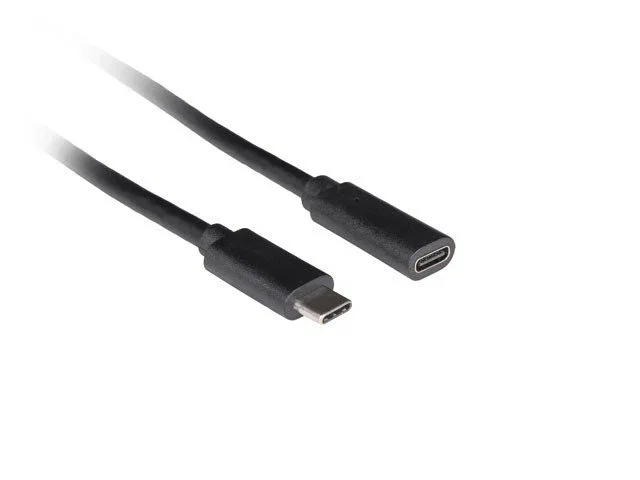 Lanberg Cable de Extensión USB-C 3.2 Gen 1, 0,5 m, Negro Lanberg Cable de Extensión USB-C 3.2 Gen 1, 0,5 m, Negro