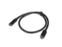 Lanberg Cable de Extensión USB-C 3.2 Gen 1, 0,5 m, Negro