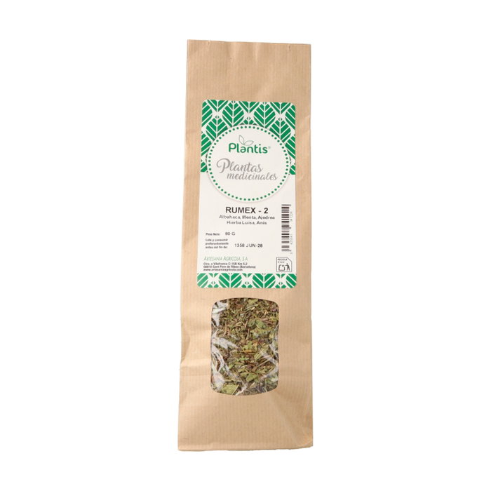Rumex Rumex 2 Digestivo 80g - Artesanía Agrícola - Complemento Alimenticio Natural Rumex Rumex 2 Digestivo 80g - Artesanía Agrícola - Complemento Alimenticio Natural