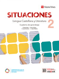 VICENS VIVES, Cuaderno Lengua Castellana 2º ESO Situaciones 2023 - VICENS VIVES