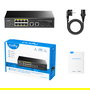 Cudy GS1010PS2 Switch Gigabit Ethernet No Administrado 8 Puertos PoE+ de 30W y 2 SFP, 24 Gbit/s, Montaje en Rack, Negro