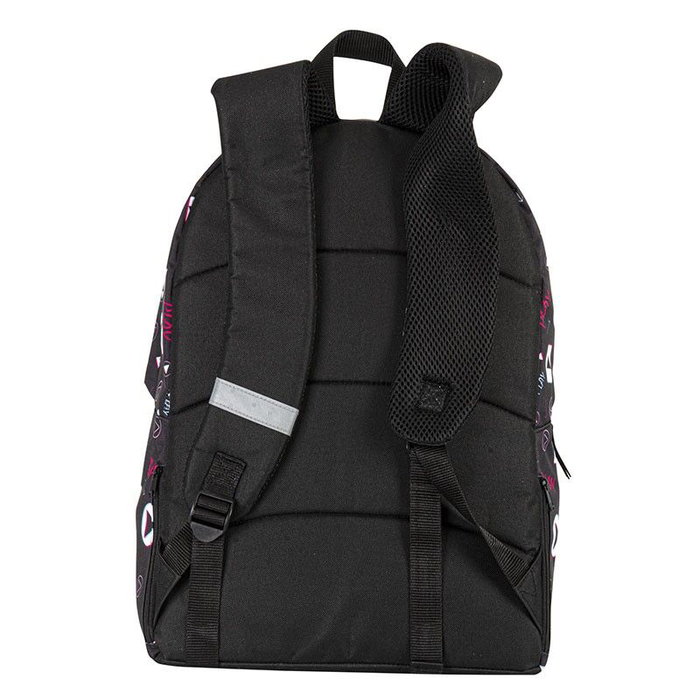 Mochila Perona 42cm TikTok con Compartimentos, Bolsillos Frontales y Laterales, Tirantes Acolchados y Sistema Adaptable a Carro