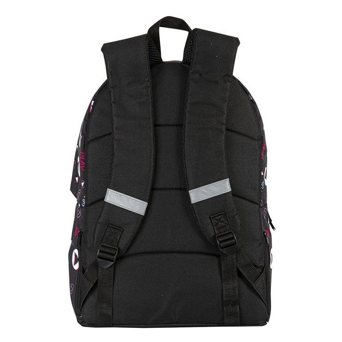 Mochila Perona 42cm TikTok con Compartimentos, Bolsillos Frontales y Laterales, Tirantes Acolchados y Sistema Adaptable a Carro