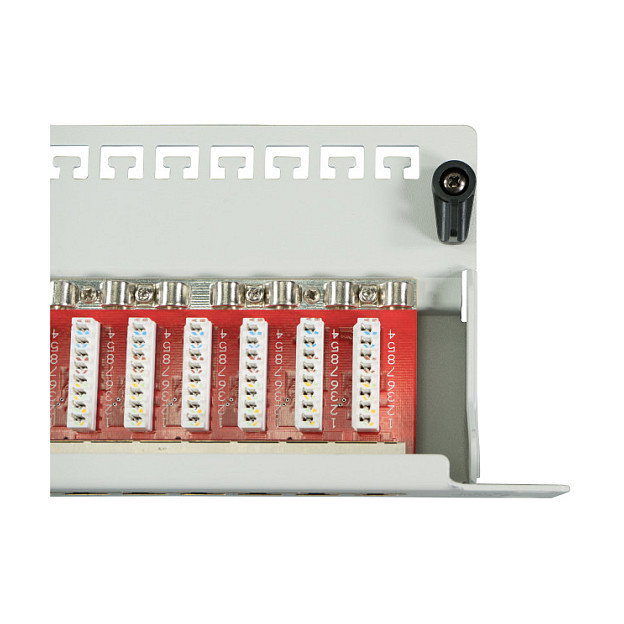 EFB Elektronik Patchpanel STP 24xRJ45 Cat.6A 19 1HE Gris
