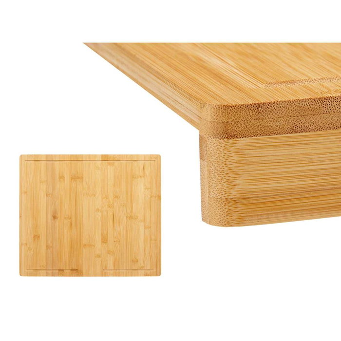 KINVARA Tabla de Bambú para Encimera 53x46cm (Pack de 4)