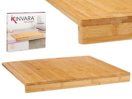 KINVARA Tabla de Bambú para Encimera 53x46cm (Pack de 4)