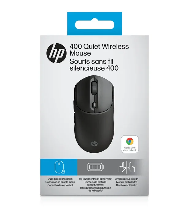 HP Ratón Inalámbrico 400 Dual Quiet Negro HP Ratón Inalámbrico 400 Dual Quiet Negro
