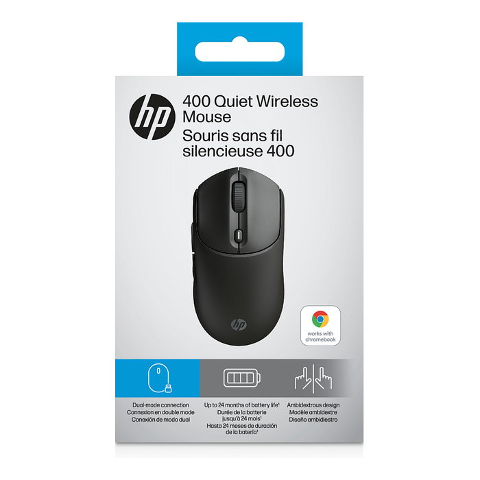 HP Ratón Inalámbrico 400 Dual Quiet Negro HP Ratón Inalámbrico 400 Dual Quiet Negro