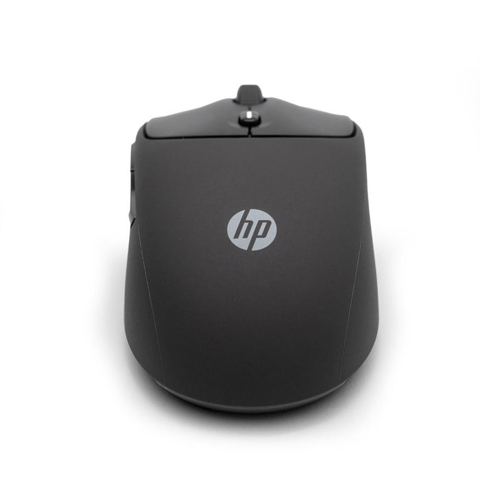 HP Ratón Inalámbrico 400 Dual Negro - Bluetooth y 2.4 GHz, 6000 DPI Ajustable, Diseño Ambidiestro y Silencioso, 40% Material Reciclado