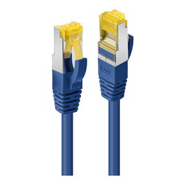 LINDY Cable de Red Cat7 S/FTP RJ-45 1m Azul LSZH, Blindado, 600 MHz, para 10/100/1000Base-T, 47277