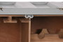 DKD Home Decor Botellero Vintage Gris Metal y MDF 41 x 64 x 77 cm