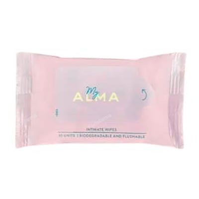 MYALMA Toallitas Higiene Íntima Biodegradables con Aloe Vera y Manzanilla, 10 Uds. MYALMA Toallitas Higiene Íntima Biodegradables con Aloe Vera y Manzanilla, 10 Uds.