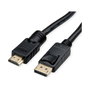 ROLINE Cable adaptador de video HDMI a DisplayPort 10 m Negro