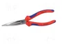 KNIPEX Alicate de punta semiredonda acodado