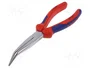 KNIPEX Alicate de punta semiredonda acodado