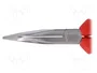 KNIPEX Alicate de punta semiredonda acodado