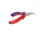 KNIPEX Alicate de punta semiredonda acodado