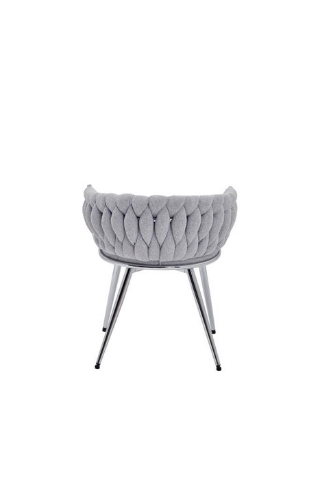 DKD Home Decor Silla de Poliéster Trenzada Beige