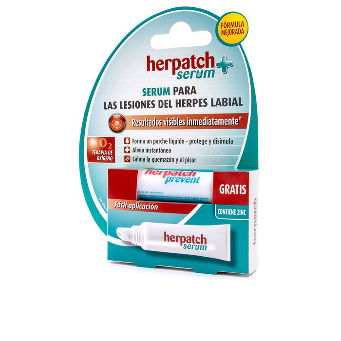 Herpatch Sérum + Bálsamo Labial para Herpes 2 Unidades Herpatch Sérum + Bálsamo Labial para Herpes 2 Unidades