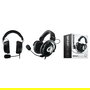 QPAD Auriculares Gaming QH-91 Pro, Diadema Circumaural, 2 Conectores de 3.5mm, Micrófono Extraíble, Negro