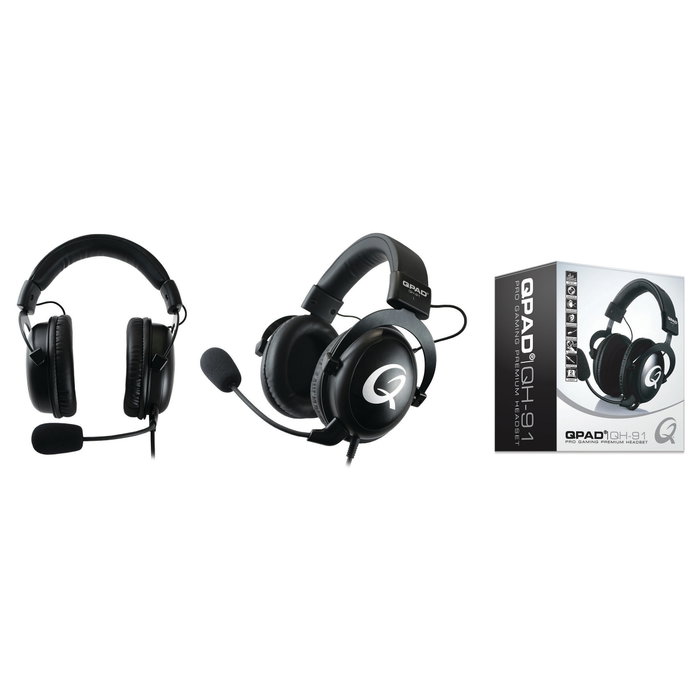 Qpad QH91 PRO GAMING HEADSET 2x3.5mm Negro