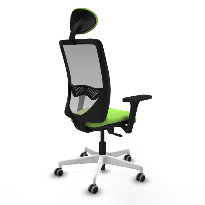 PIQUERAS Y CRESPO Silla de oficina Zulema con Mecanismo Sincro, Tela Pistacho y Malla Gris PIQUERAS Y CRESPO Silla de oficina Zulema con Mecanismo Sincro, Tela Pistacho y Malla Gris