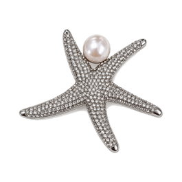 MARC CAIN Broche para Mujer WCJ704Z37 Silver 8x7cm