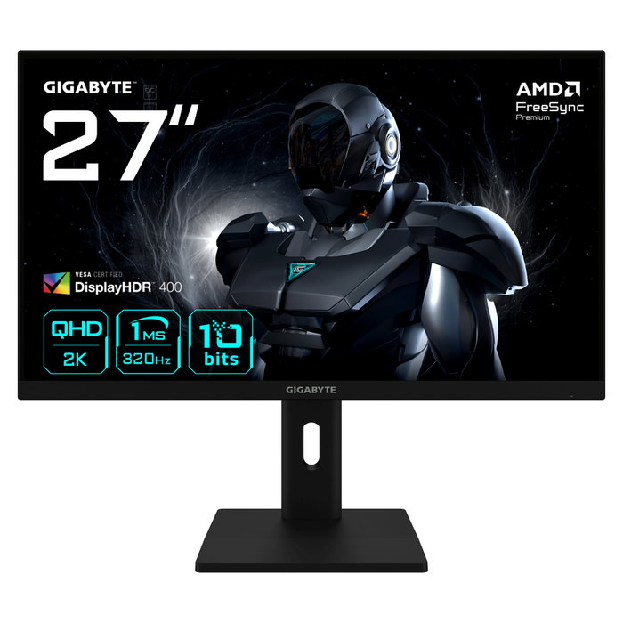 GIGABYTE G27Q3 Monitor Gaming 27” 2K QHD 320Hz 1ms IPS Negro
